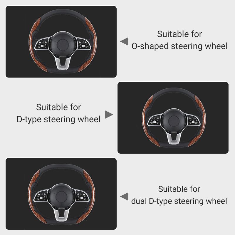 ๐๐Carbon Fiber Pattern Laser Ultra-thin Non-slip Universal Car Steering Wheel Cover