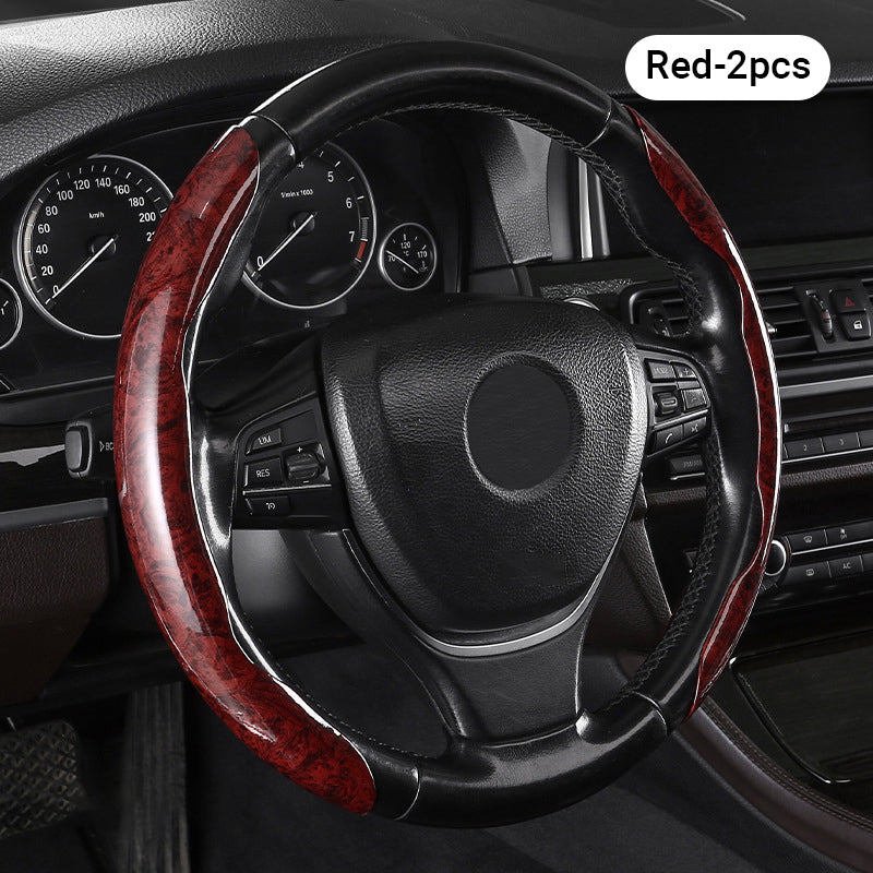 ๐๐Carbon Fiber Pattern Laser Ultra-thin Non-slip Universal Car Steering Wheel Cover