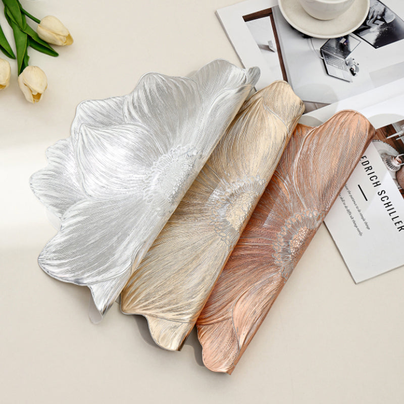 🌸Lotus-Shaped Heat-Resistant and Washable Placemat