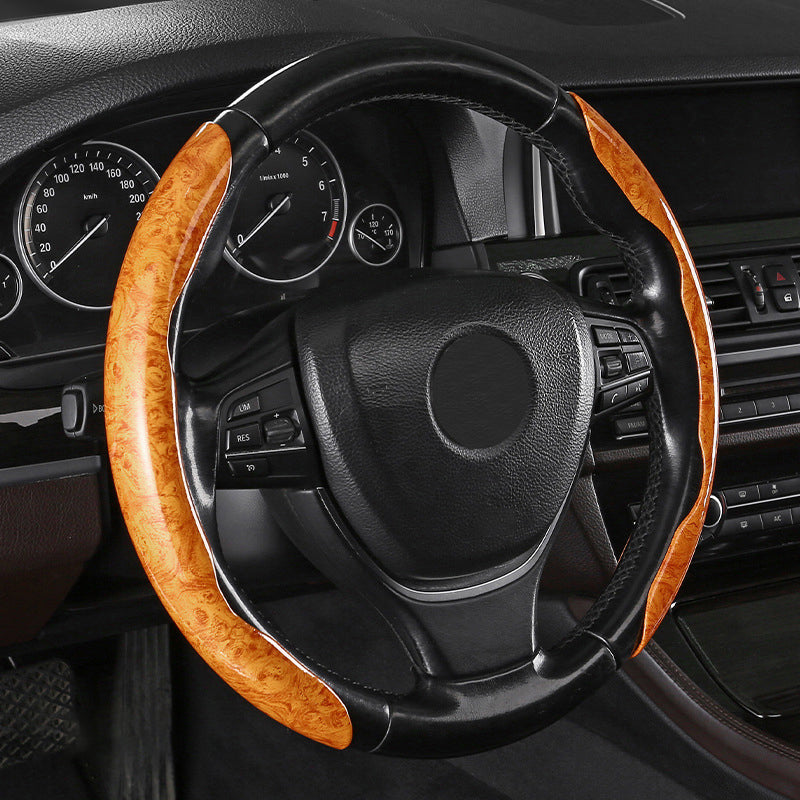 ๐๐Carbon Fiber Pattern Laser Ultra-thin Non-slip Universal Car Steering Wheel Cover