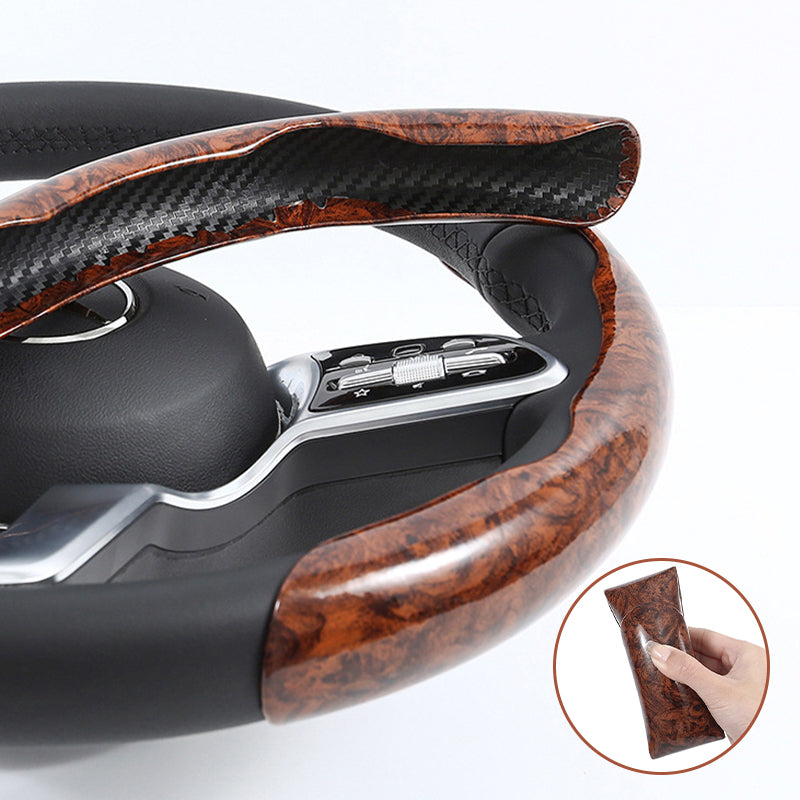 ๐๐Carbon Fiber Pattern Laser Ultra-thin Non-slip Universal Car Steering Wheel Cover