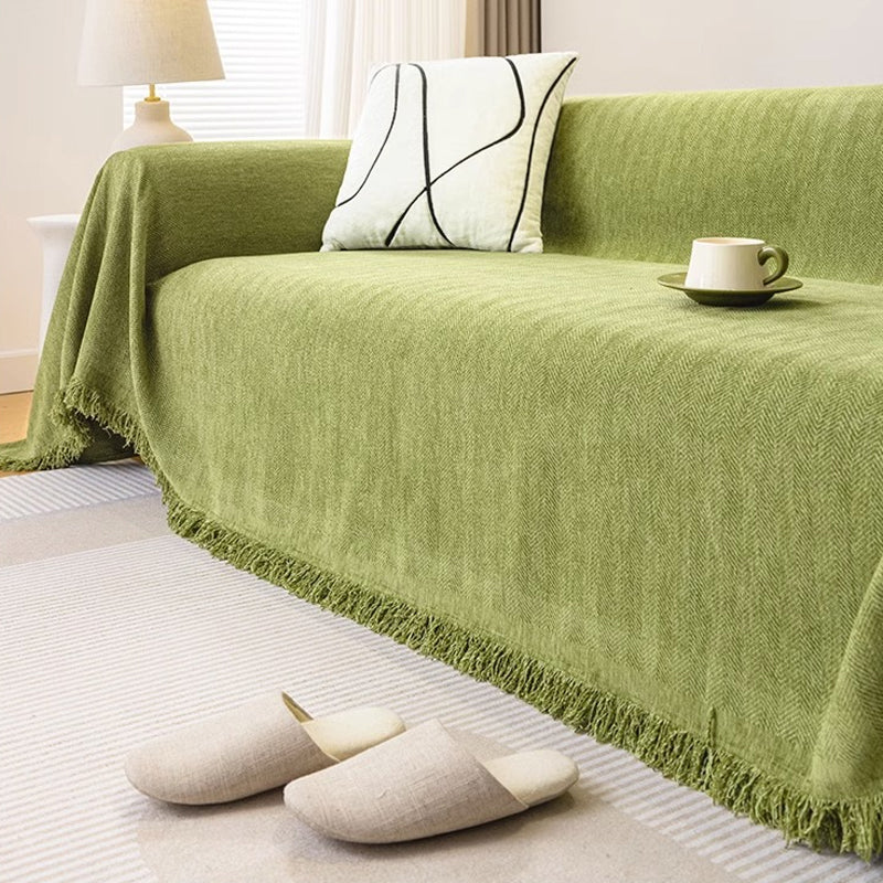Herringbone Chenille Sofa Cover