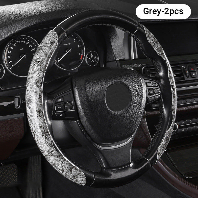 ๐๐Carbon Fiber Pattern Laser Ultra-thin Non-slip Universal Car Steering Wheel Cover