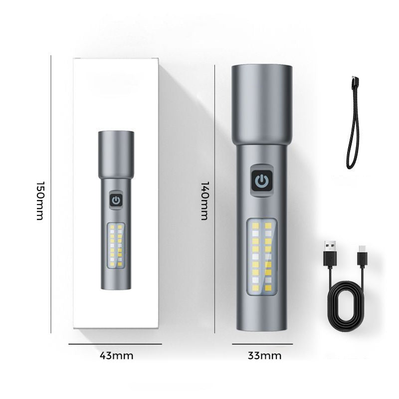 🔥2025 HOT SALE🔥Ultra-Bright Zoomable Flashlight