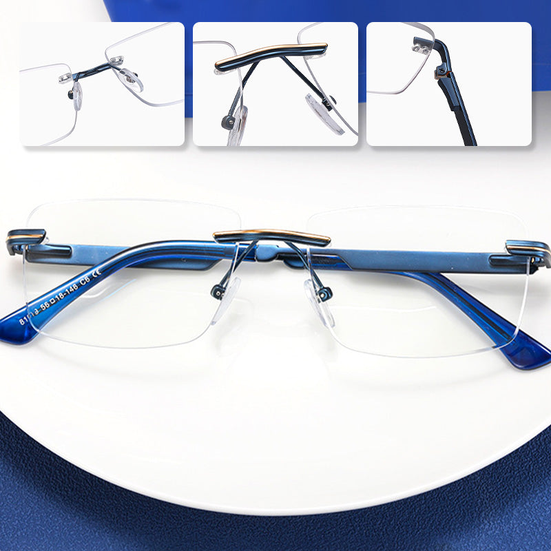 Gift Choice - Rimless Anti-Blue Light Glasses