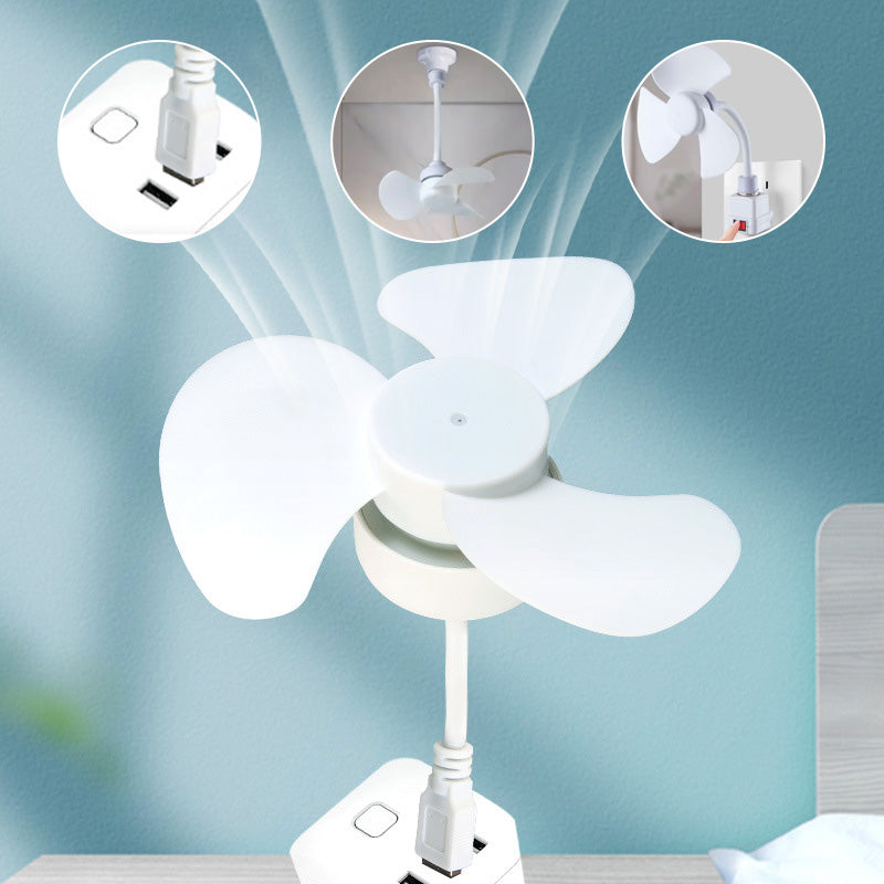 Portable Silent Fan with One-button Switch Base