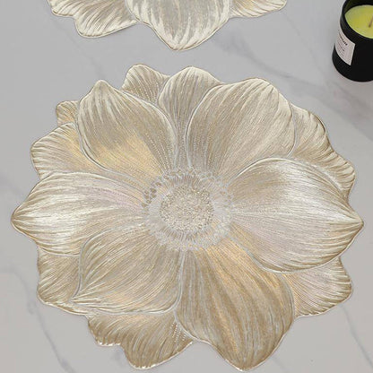 🌸Lotus-Shaped Heat-Resistant and Washable Placemat