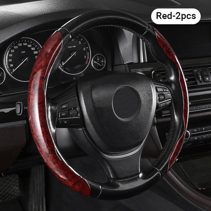 🍃🍃Carbon Fiber Pattern Laser Ultra-thin Non-slip Universal Car Steering Wheel Cover