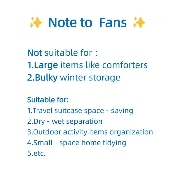 🔥6-Pack USB Electric Vacuum Compression Bags – Save Space, Travel Light!