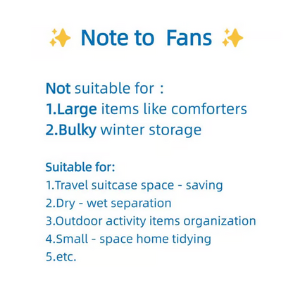 🔥6-Pack USB Electric Vacuum Compression Bags – Save Space, Travel Light!