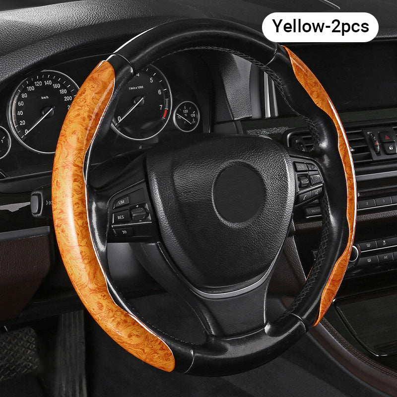 🍃🍃Carbon Fiber Pattern Laser Ultra-thin Non-slip Universal Car Steering Wheel Cover