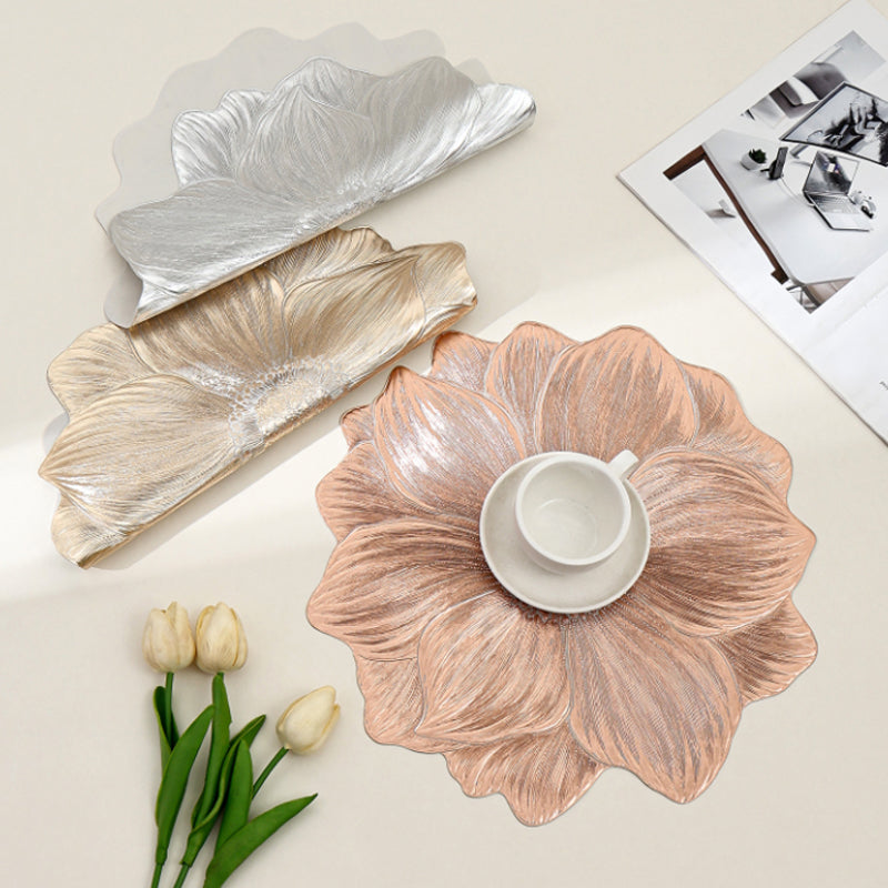 🌸Lotus-Shaped Heat-Resistant and Washable Placemat