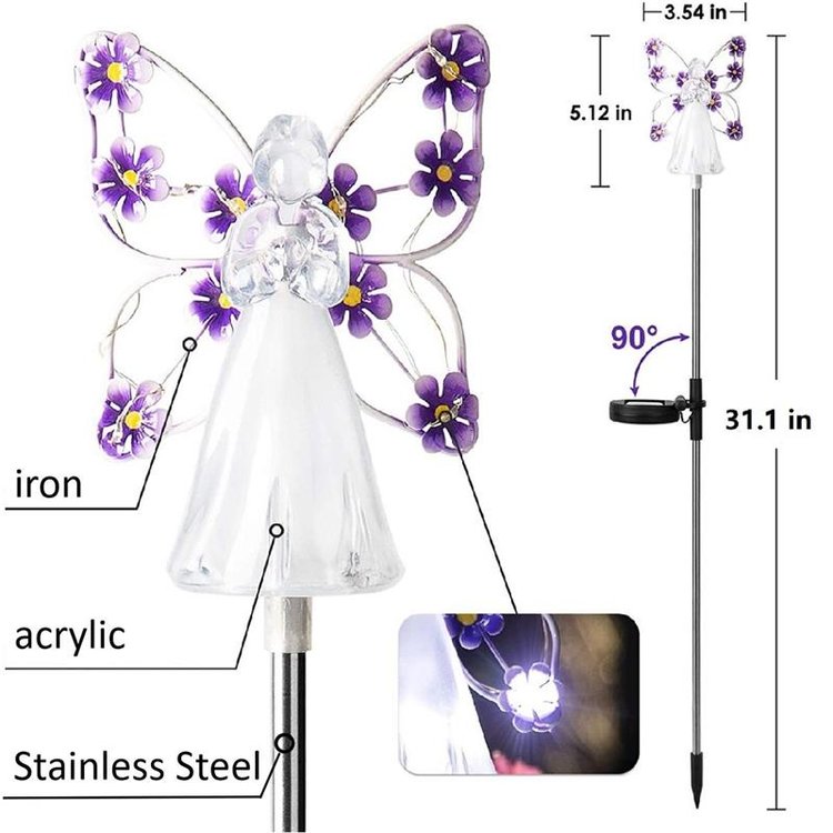 👼WATERPROOF SOLAR ANGEL LIGHT