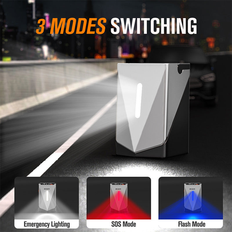 Multi-functional car emergency starting power supply