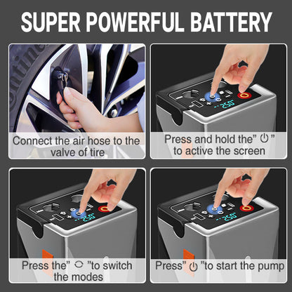 Multi-functional car emergency starting power supply