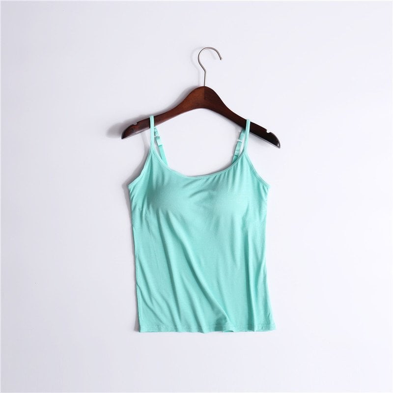 🔥Summer Sale - Tank With Built-In Bra