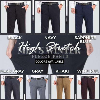 High Stretch Men's Winter Fleece Pants