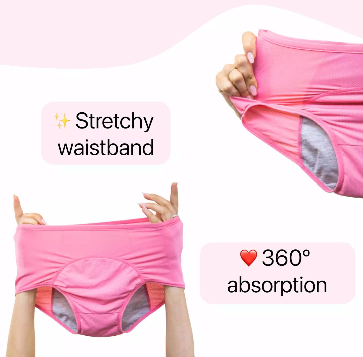 🔥Best Seller High Waist Leak proof panties