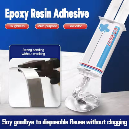 Aesthetics and Environmental Friendliness - Clear Epoxy Resin AB Glue