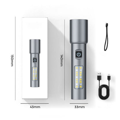 🔥2025 HOT SALE🔥Ultra-Bright Zoomable Flashlight