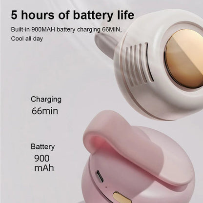 🎁Hot Sale 50% OFF⏳Small Whirlwind Clip Waist Neck Fan