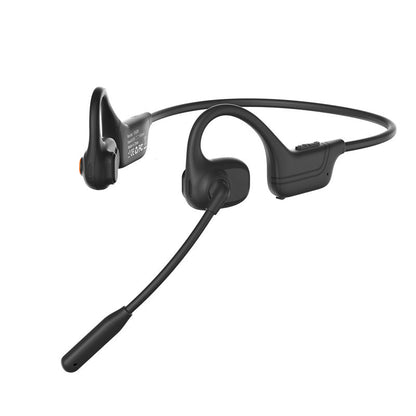 Open-Ear Bluetooth Headset with Noise-Cancelling Mic