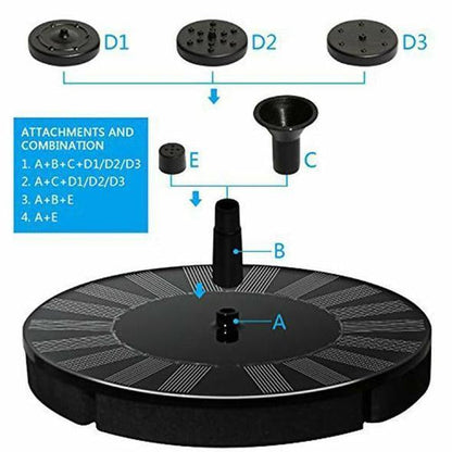 Solar Floating Fountain