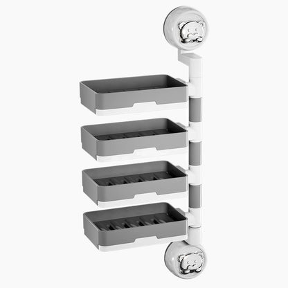 Detachable Suction Cup Soap Holder Dish