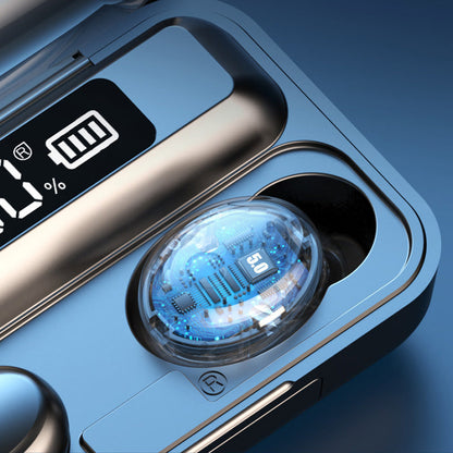 9D HiFi Stereo Wireless Blueteeth in-Ear Earphone, LED Display & Waterproof