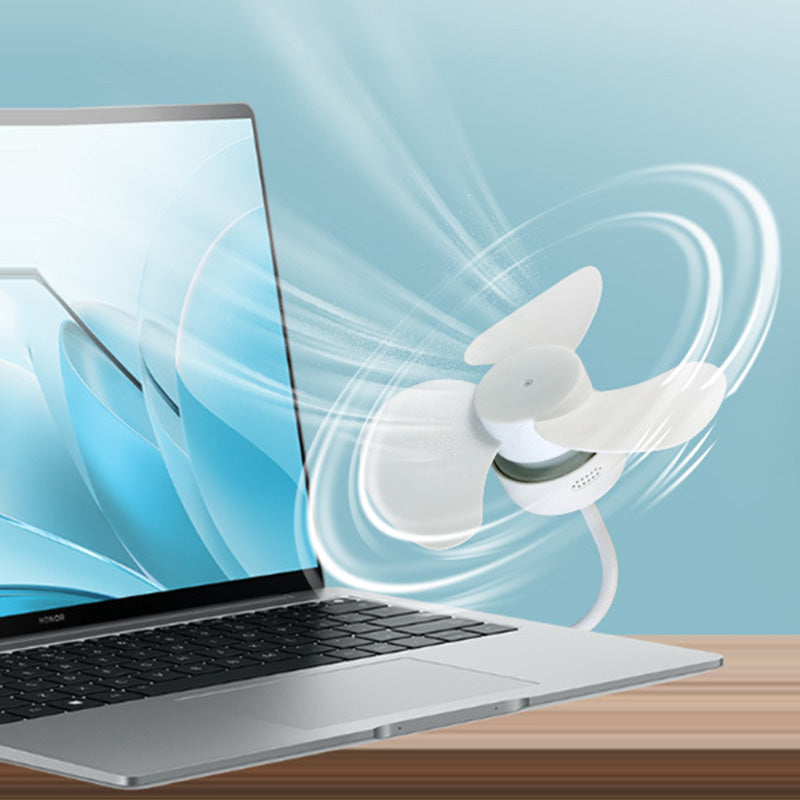 Portable Silent Fan with One-button Switch Base