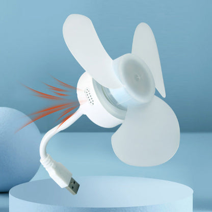 Portable Silent Fan with One-button Switch Base